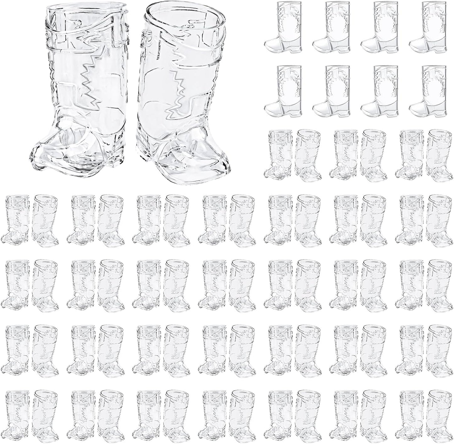 Cowboy Boot Shot Glasses for Western Theme Party Supplies