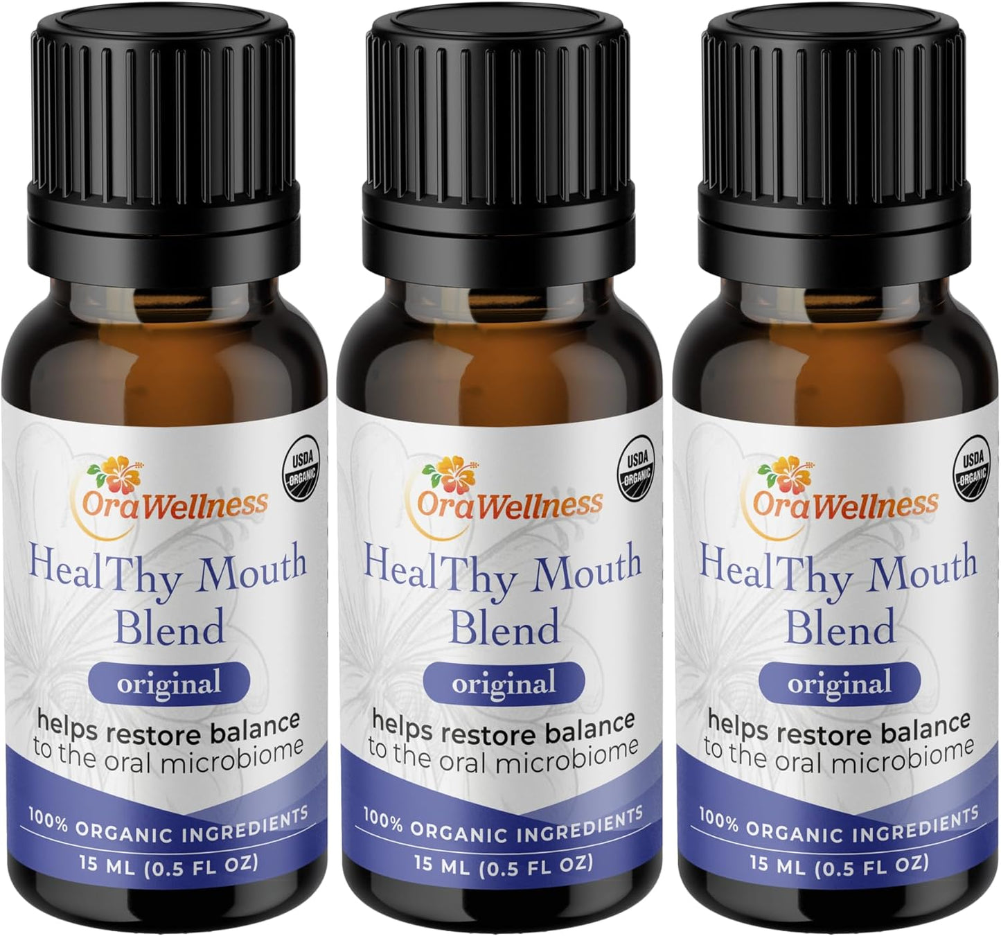 Healthy Mouth Blend Organic Tooth Oil for Strong Teeth & Gums