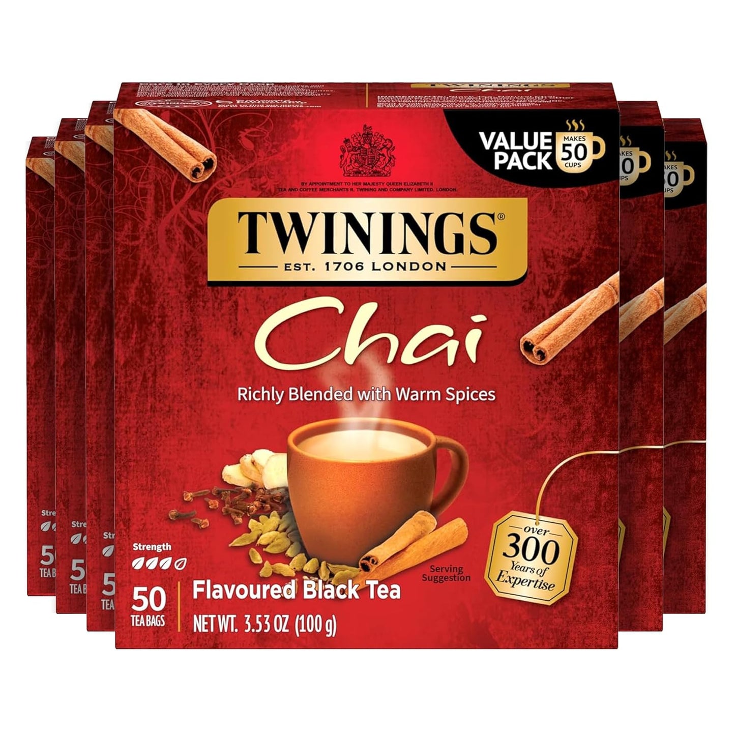 Twinings Chai Black Tea Bags - A Perfect Blend of Spices