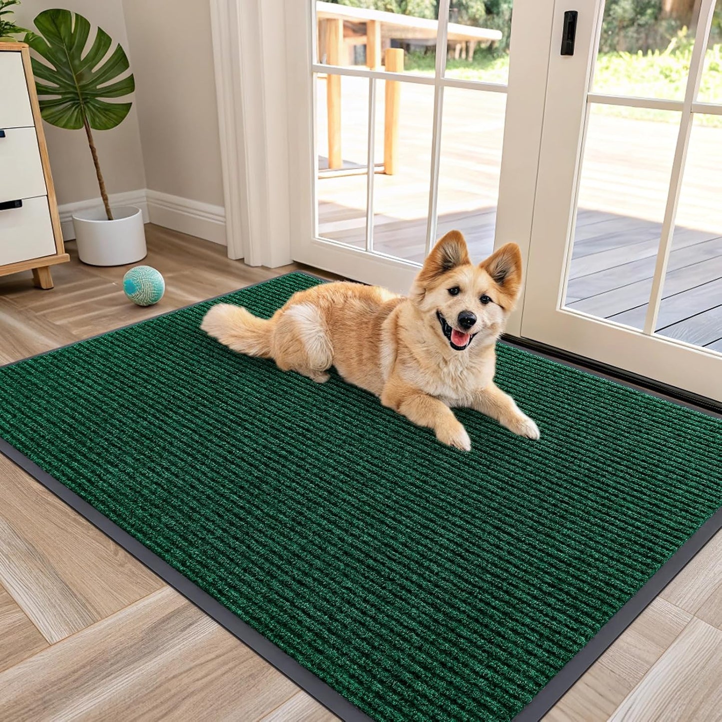 OLANLY Front Door Mat Indoor Outdoor Waterproof Heavy Duty Doormat