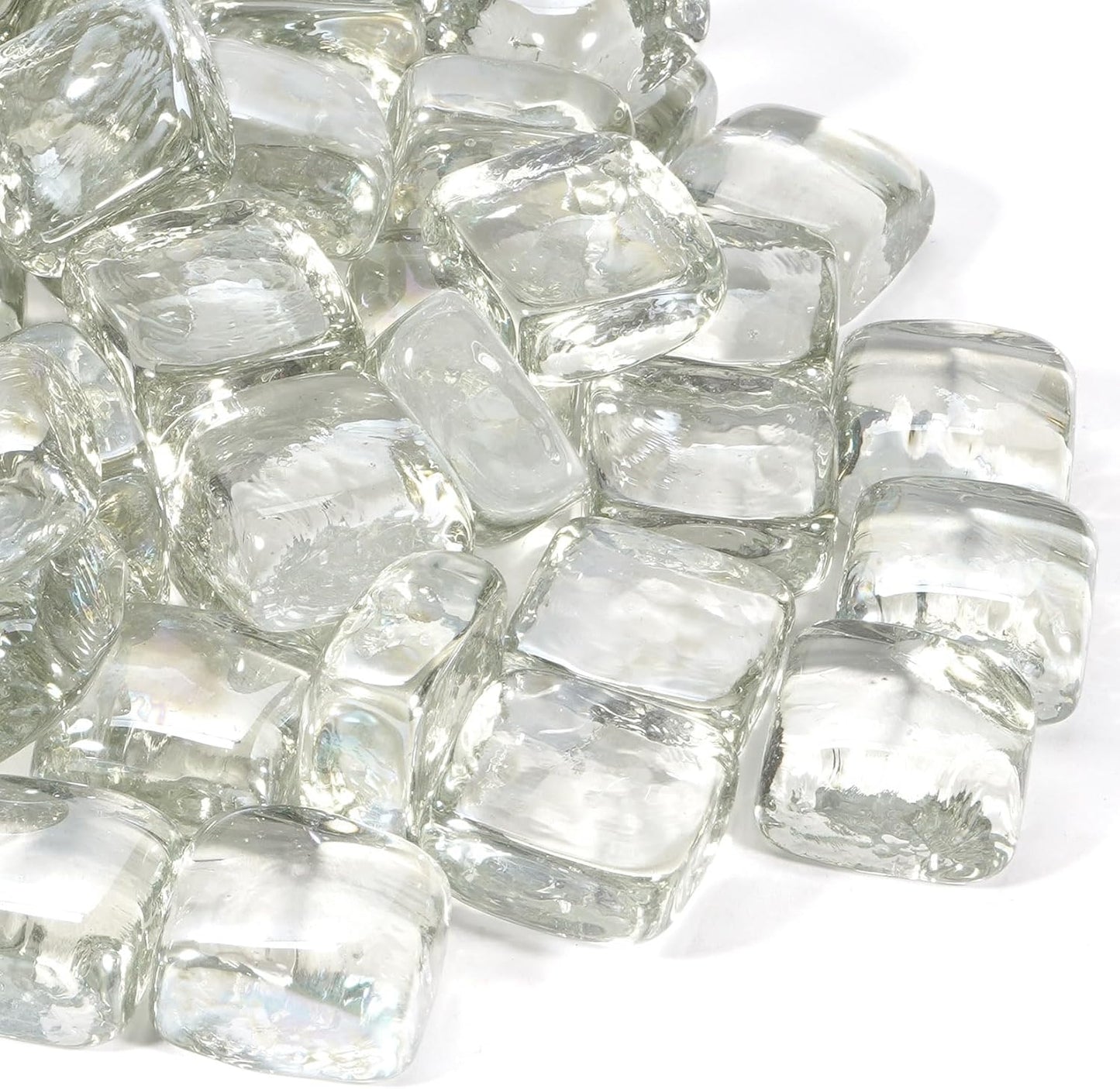 Clear Fire Pit Glass Cube for Indoor and Outdoor Fireplaces