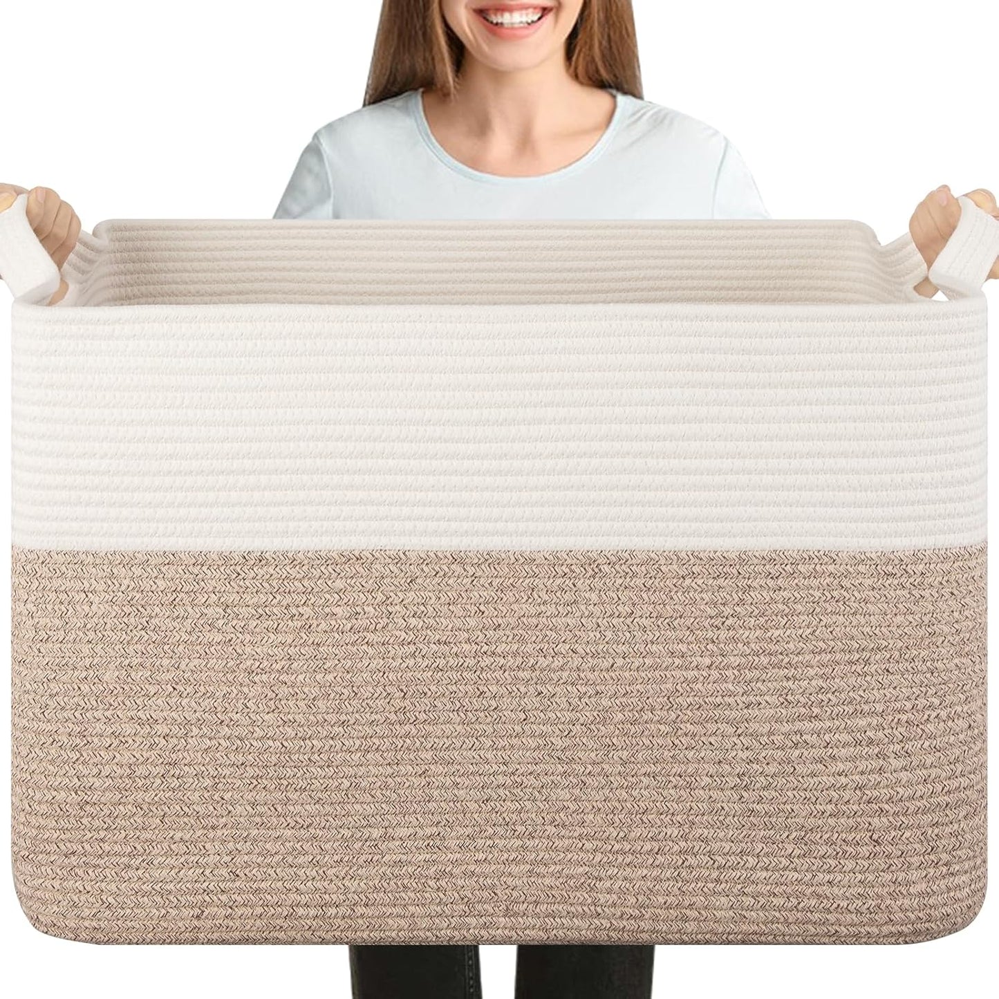 XXXL Supre Large Blanket Basket for Clothes and Towels Storage