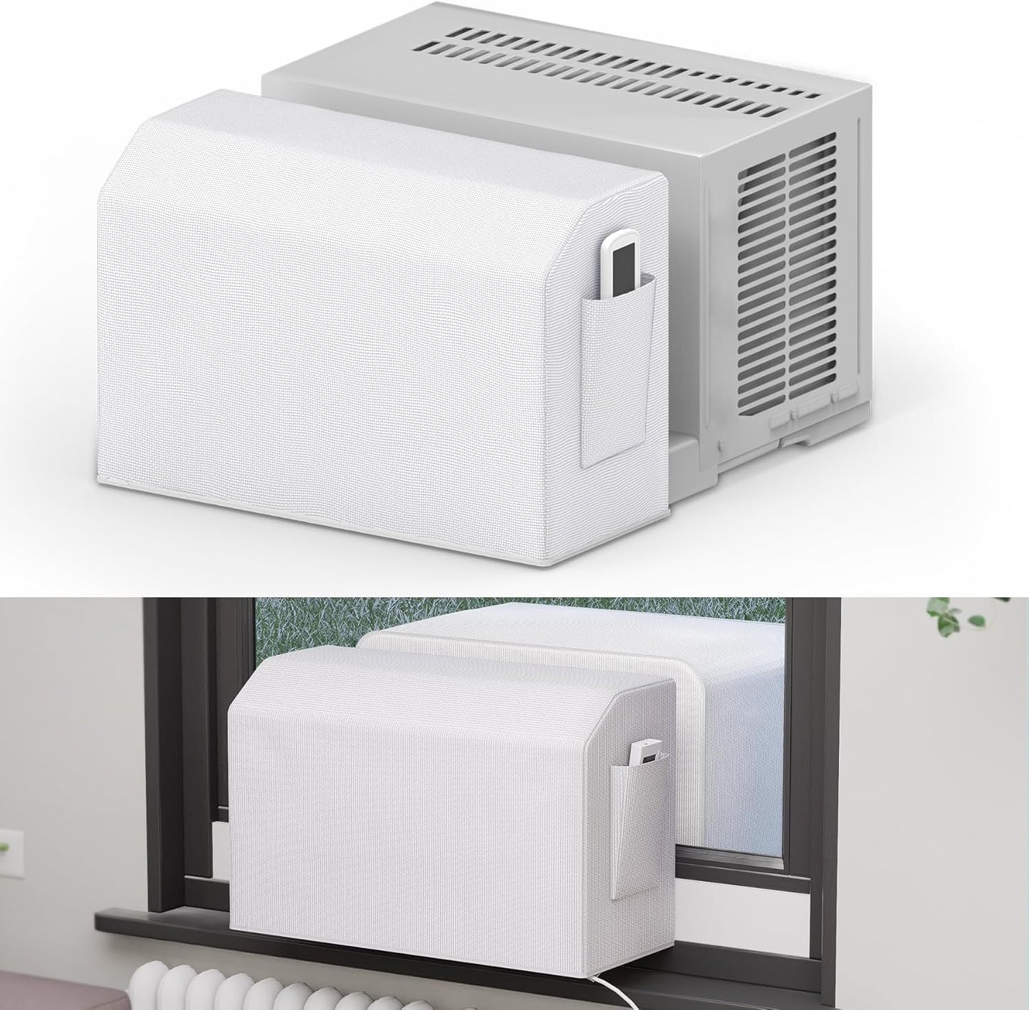 Daisypower U-Shaped Window AC Cover - Dust-Proof & Windproof