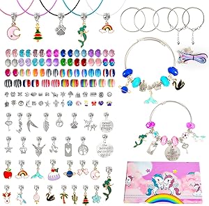 Charm Bracelet Making Kit for Girls - 150PCS Jewelry Supplies