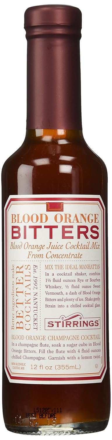 Stirrings Blood Orange Cocktail Bitters - 12oz Boost