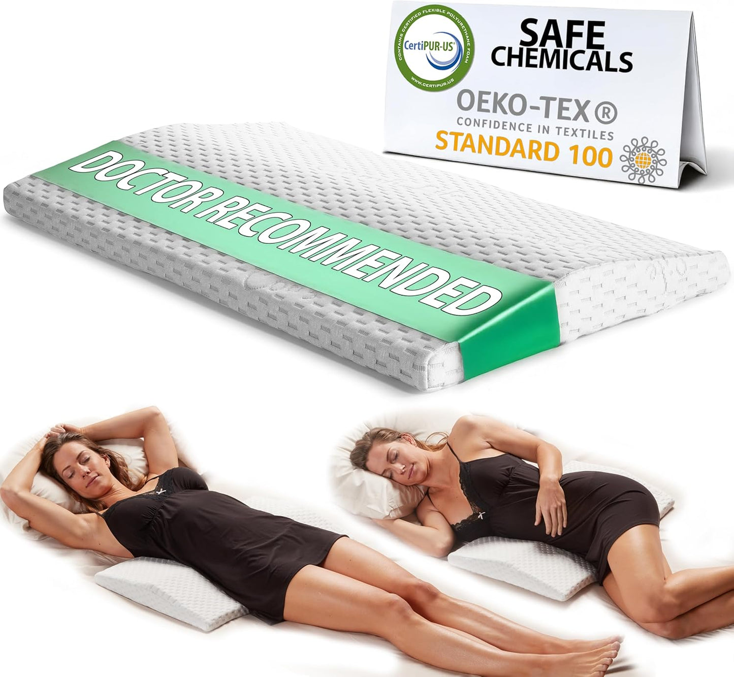 ComfiLife Lumbar Support Pillow for Back Pain Relief and Comfort