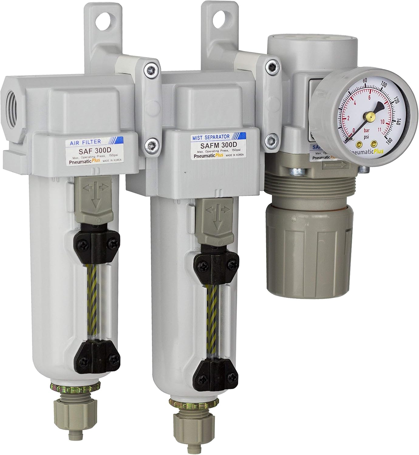 PneumaticPlus 3-Stage Air Drying Combo - Clean, Regulate, Optimize