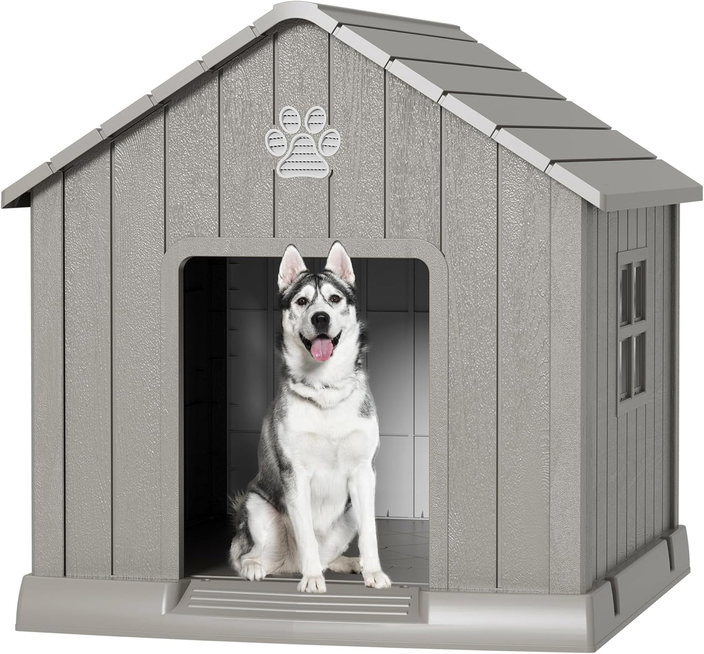Dog House Outdoor Indoor - Waterproof, Easy to Clean & Ventilated