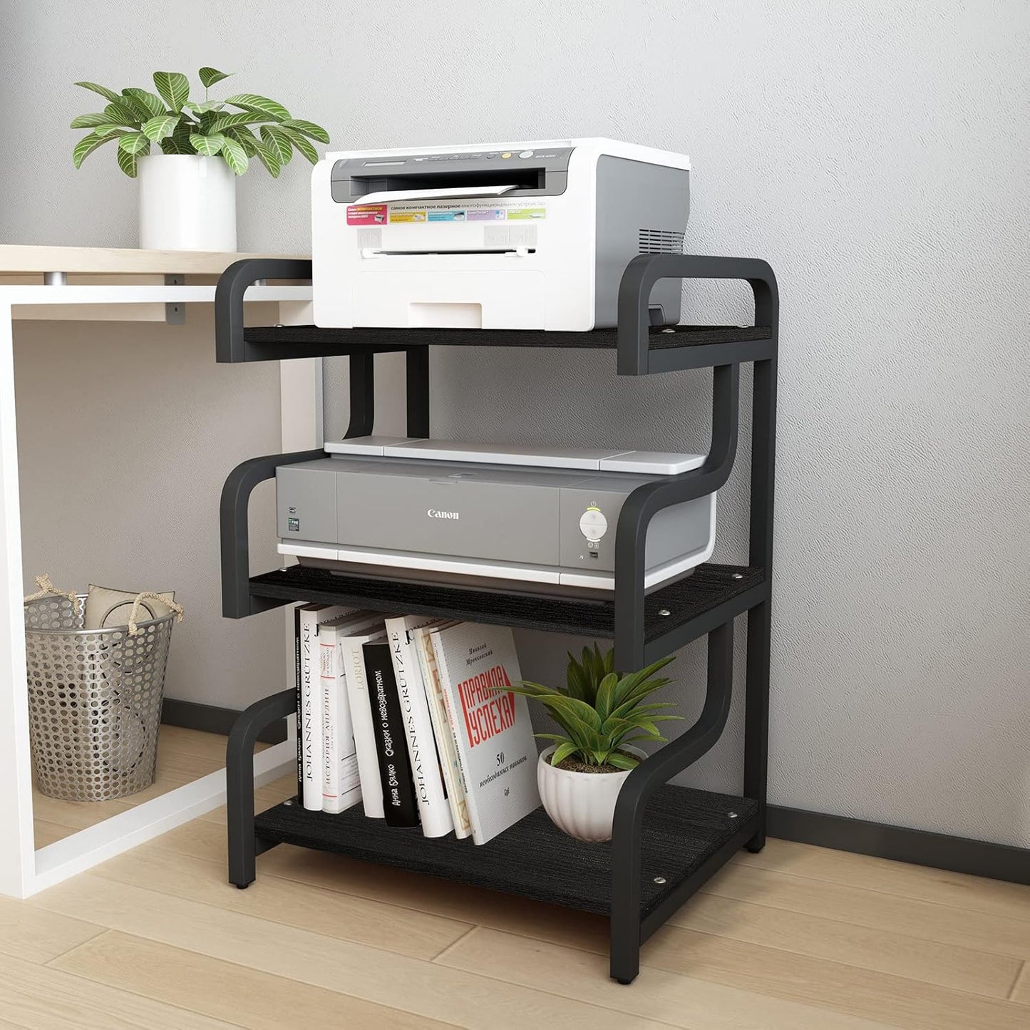 Natwind 3-Tier Printer Stand: Mobile Storage Solution