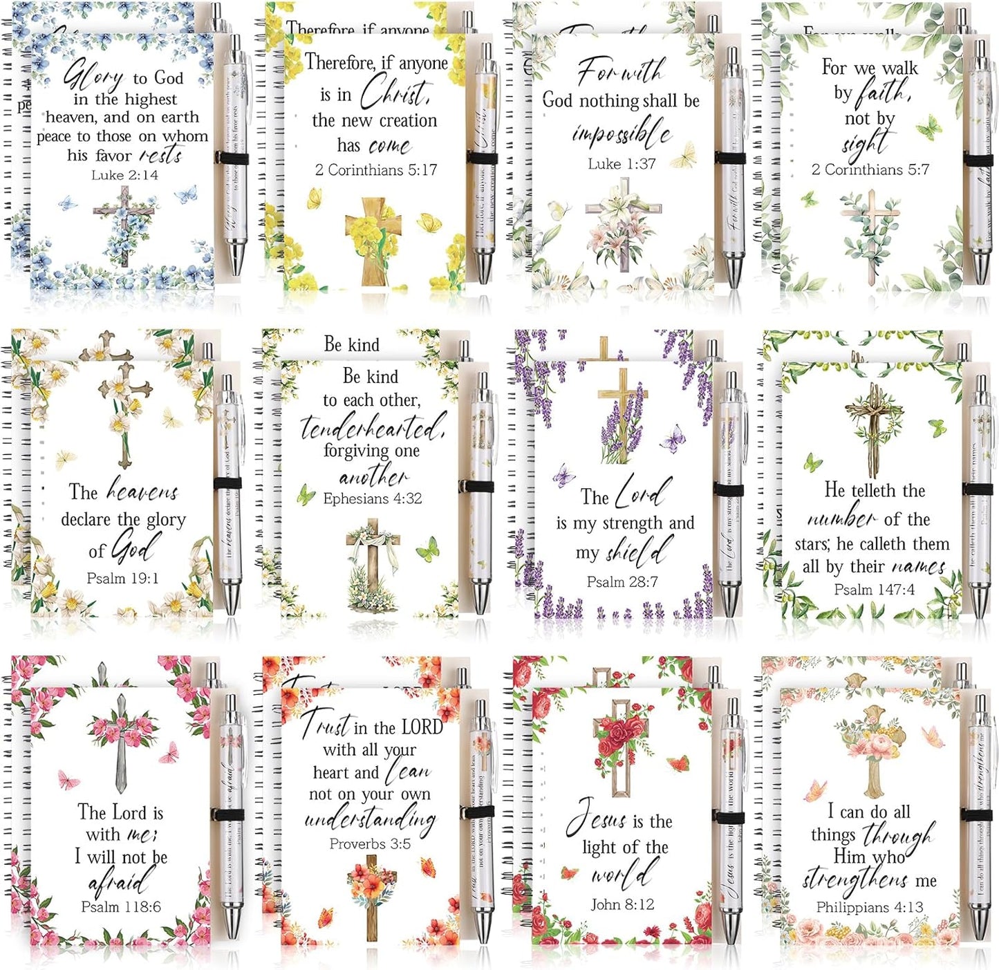 Faithful Inspiration: 48-Pc Christian Gifts Set by Feifeiya