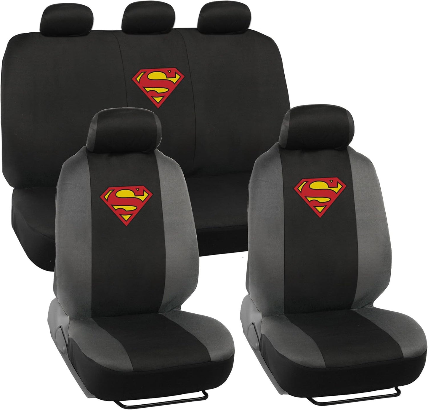BDK Warner Brothers DC Superman Car Seat Covers Full Set