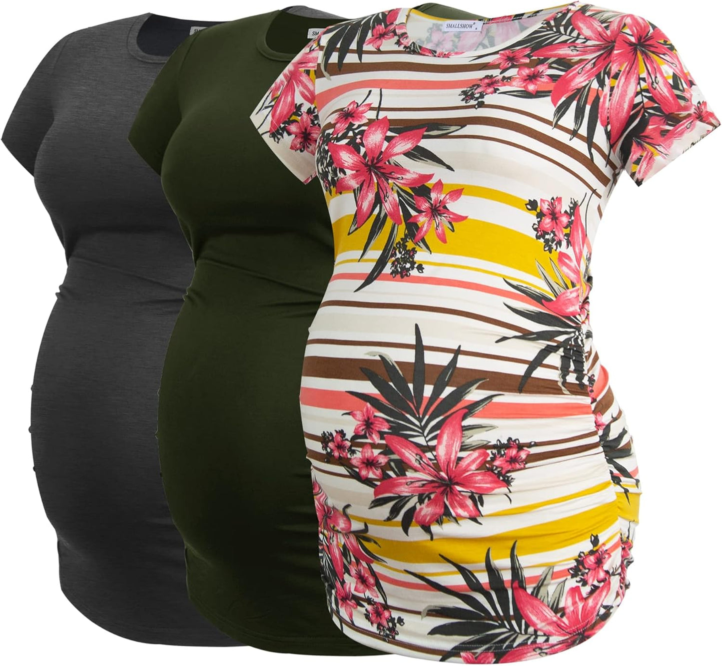 Smallshow Women's Maternity Tops for Comfortable Pregnancy
