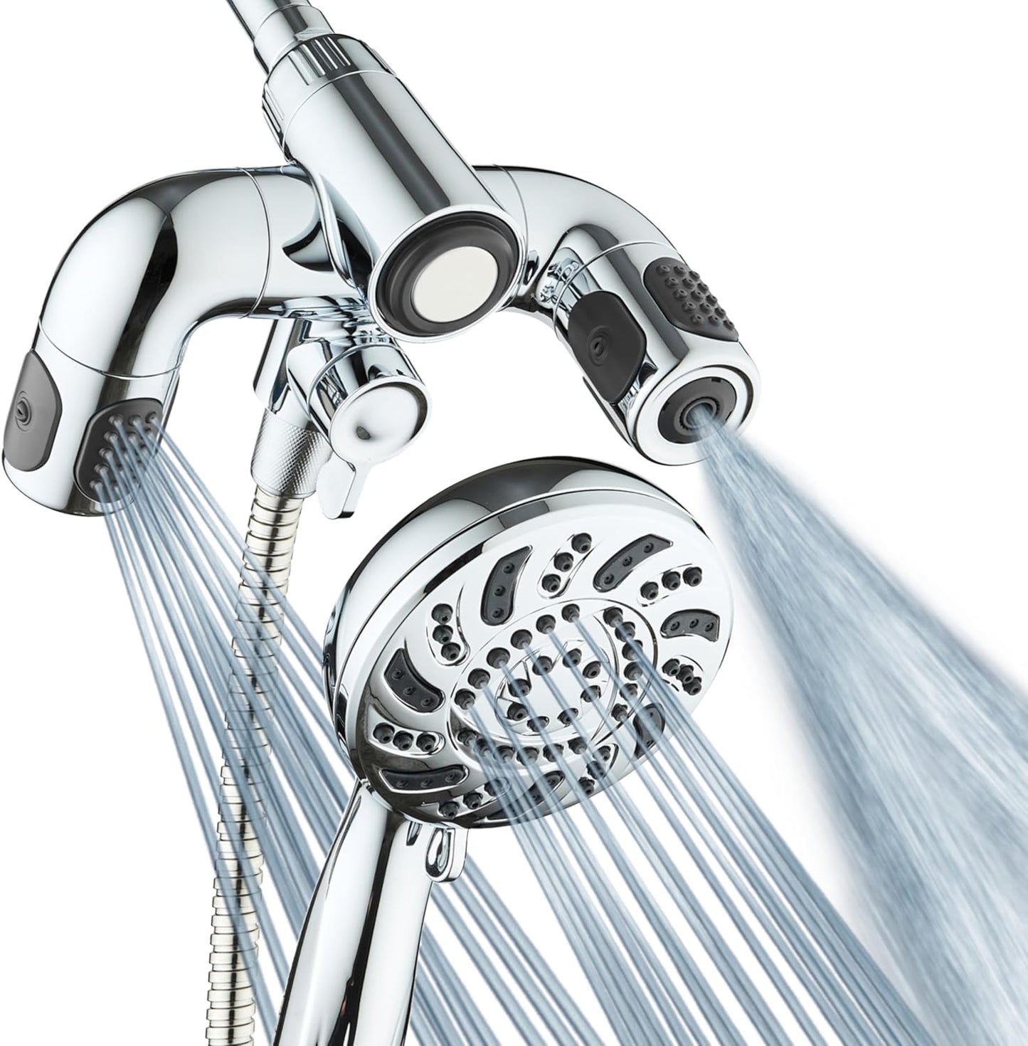 Aquadance High Pressure Shower Head & Handheld Combo System