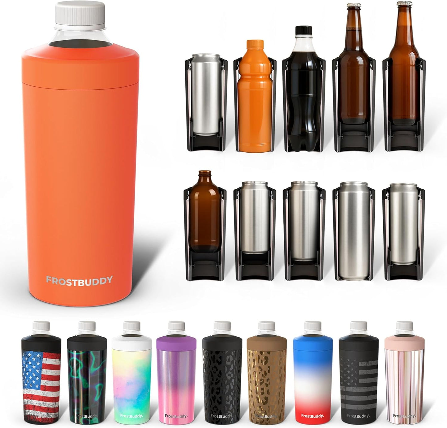 Universal Buddy XL Can Cooler - Keep Drinks Chilled for Hours