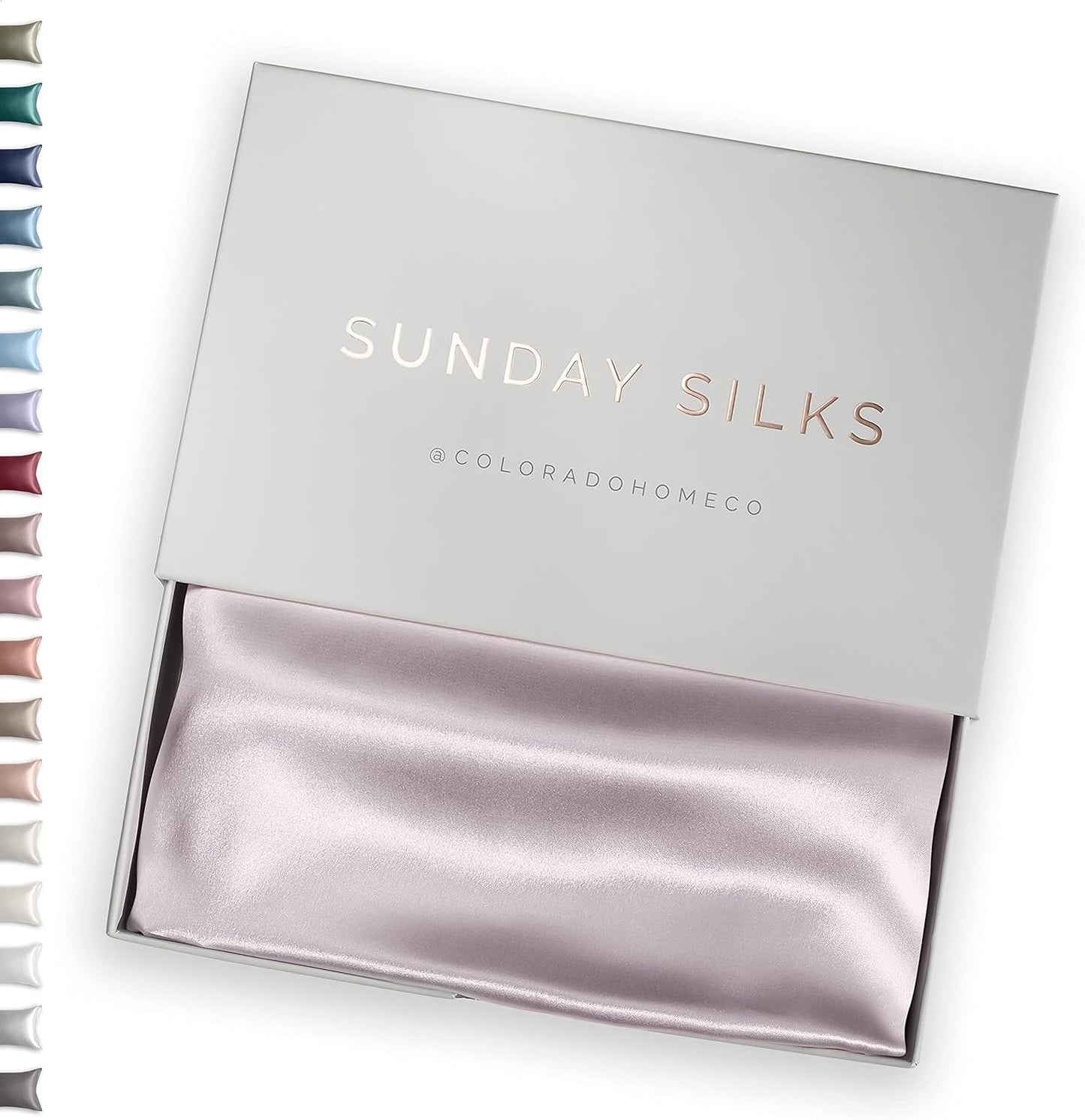 SUNDAYSILKSTM Premium Silk Pillow Cases for Luxurious Sleep