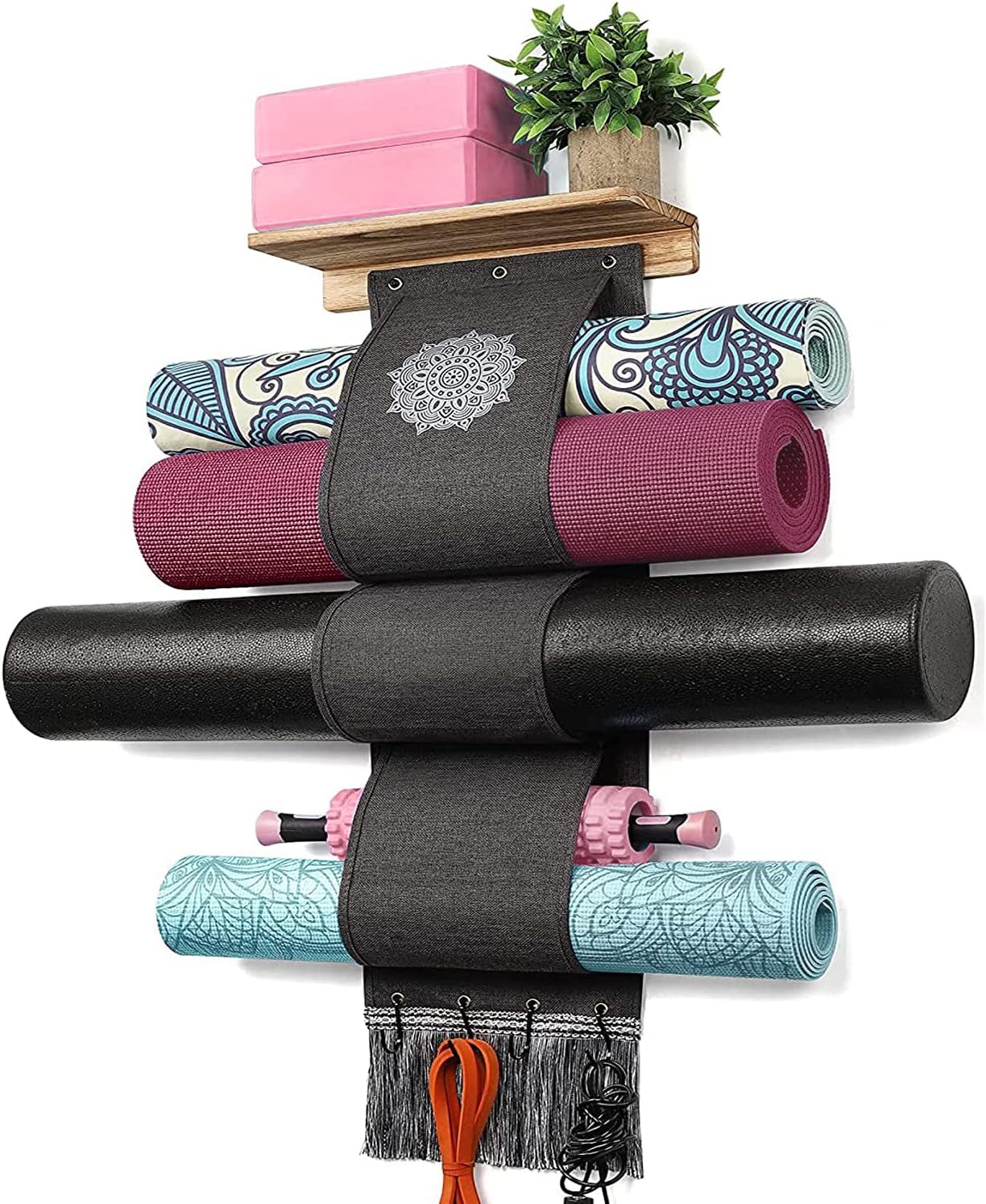VINAEMO Yoga Mat Holder & Organizer