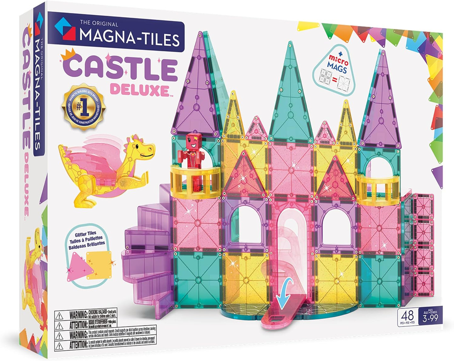 MAGNA-TILES Castle DLX 48-Piece Magnetic Construction Set Review