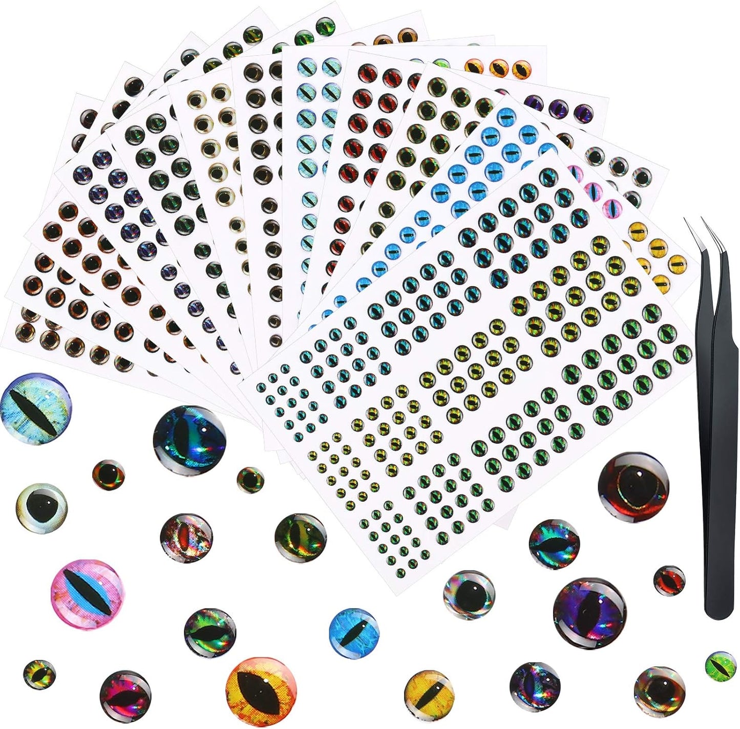 Enhance Your Lures: Skylety 3D Fishing Eyes Assortment