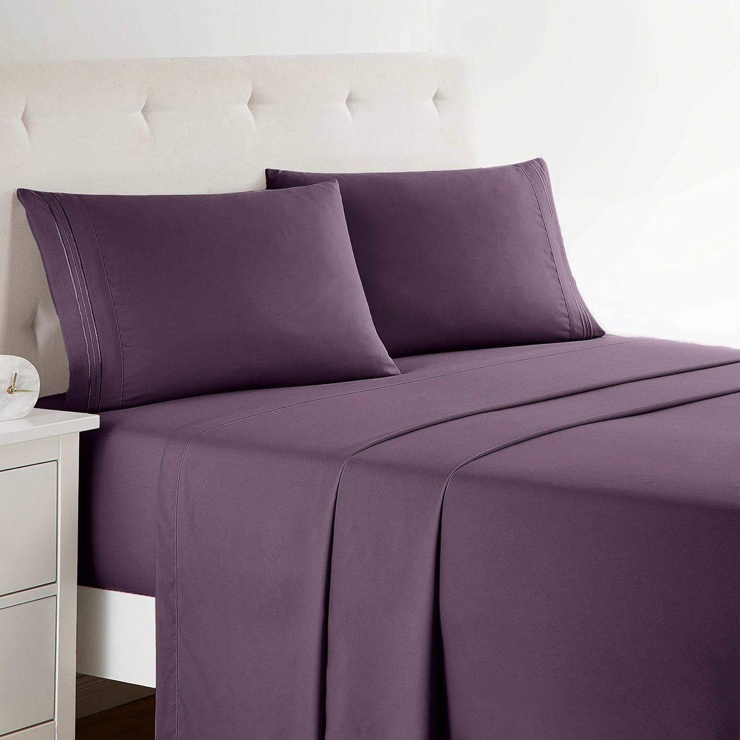 Clara Clark Premier 1800 Series Bed Sheets Set for Comfort