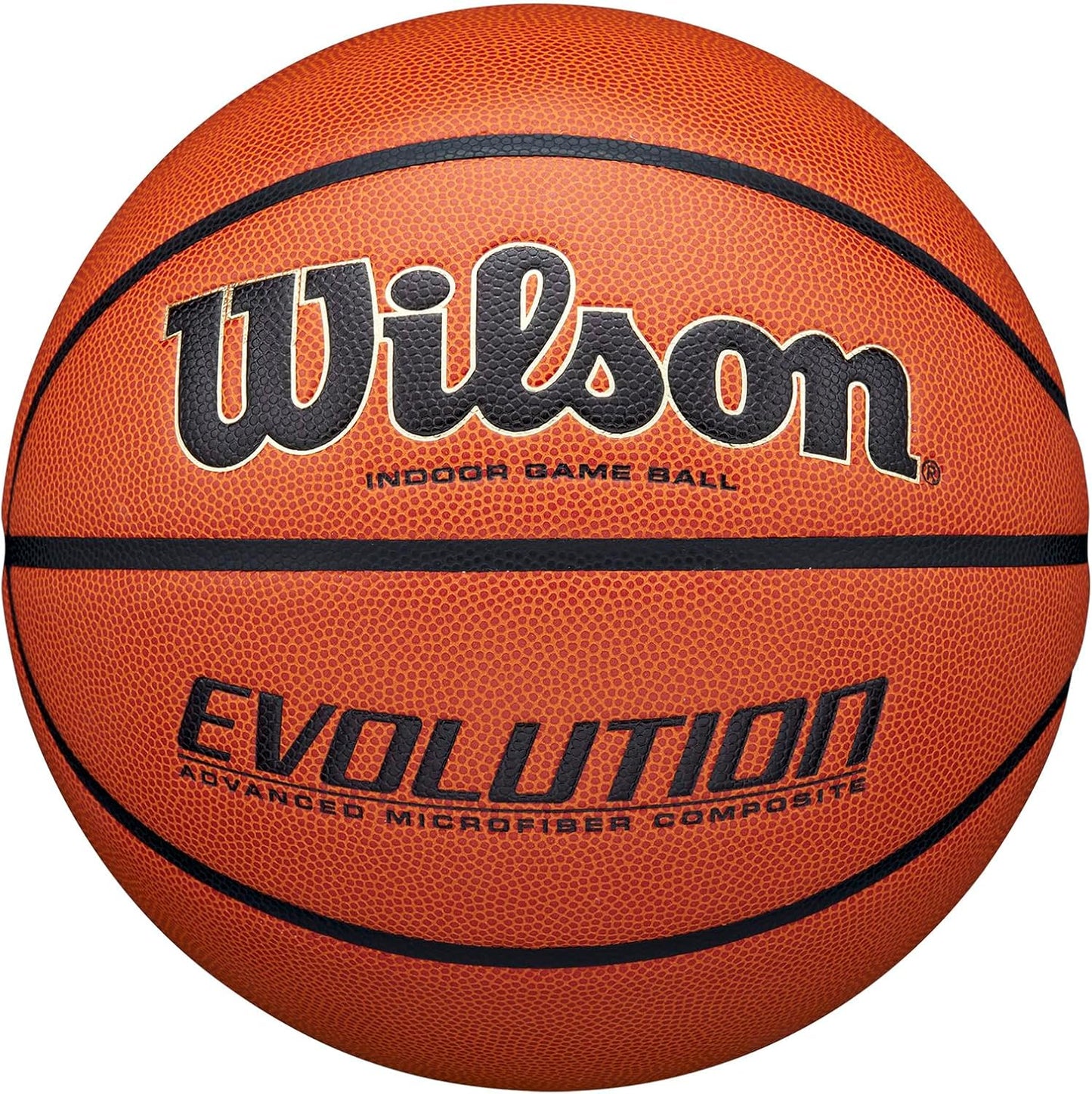 WILSON Evolution Indoor Game Basketballs for All Ages and Skills
