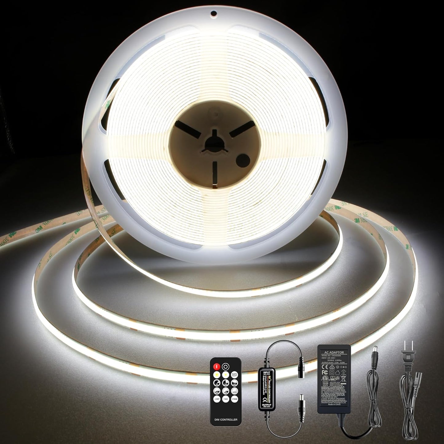 COB LED Strip 32.8ft Dimmable Super Bright Light for Indoor Use