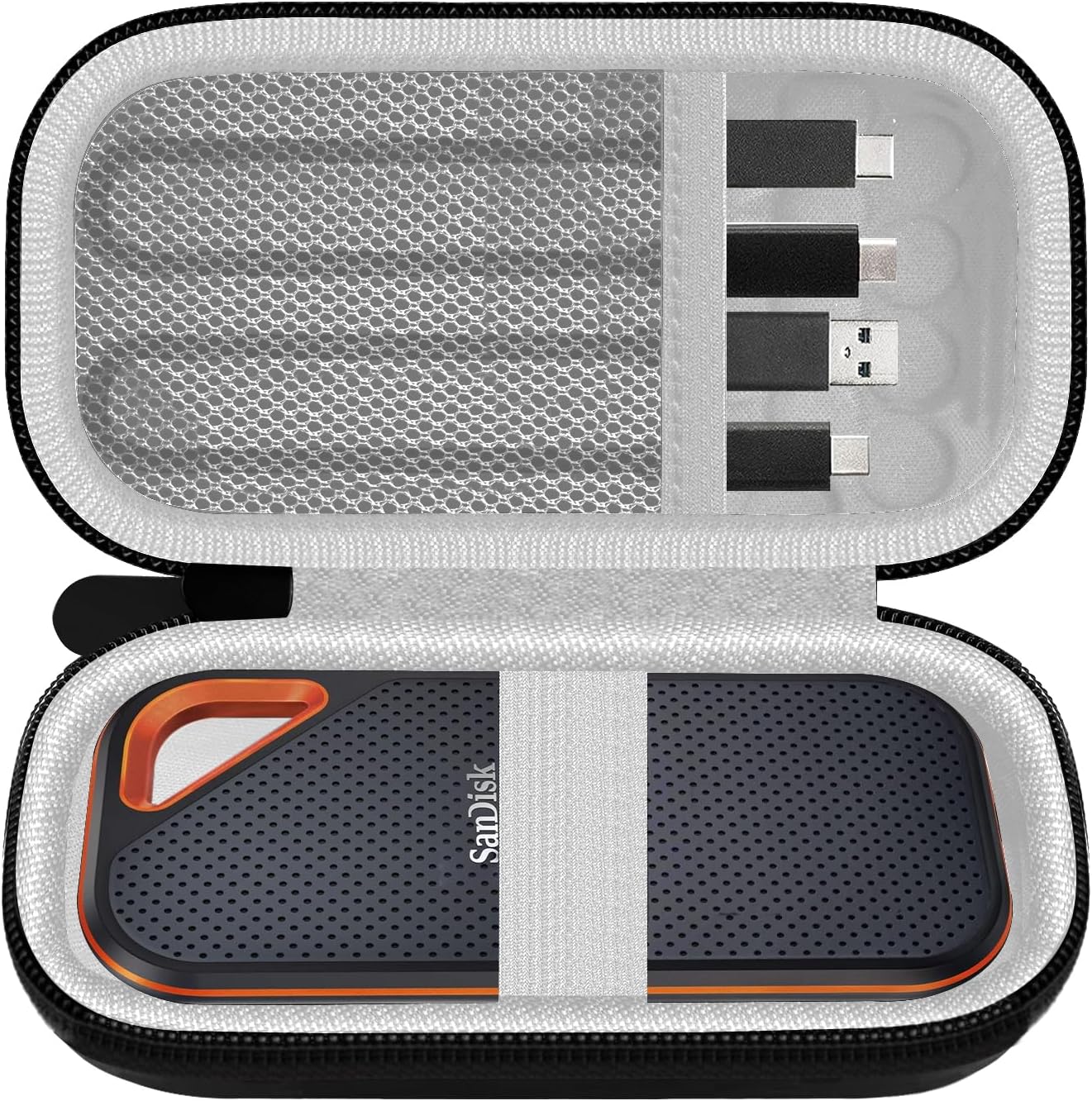 HESPLUS Black EVA Shockproof Case for SanDisk SSDs