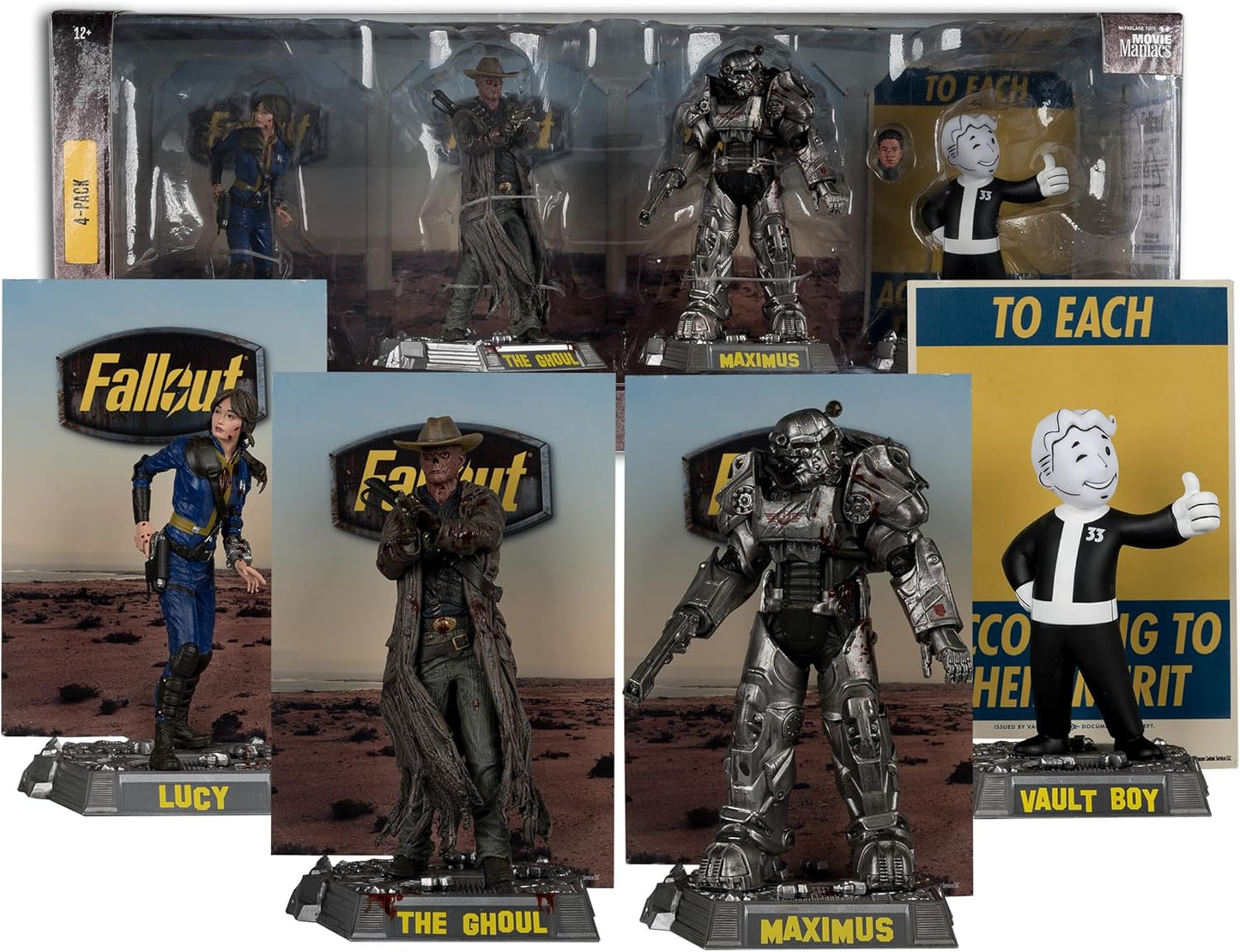 Fallout 4pk Action Figures Set by McFarlane Toys