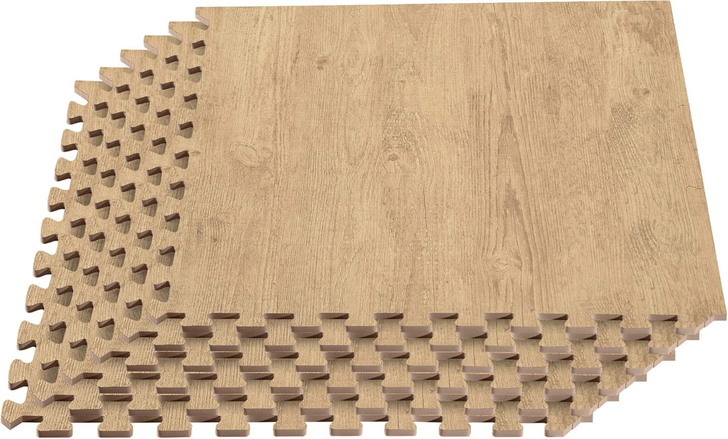 Forest Floor Farmhouse Printed Foam Tiles for Stylish Flooring