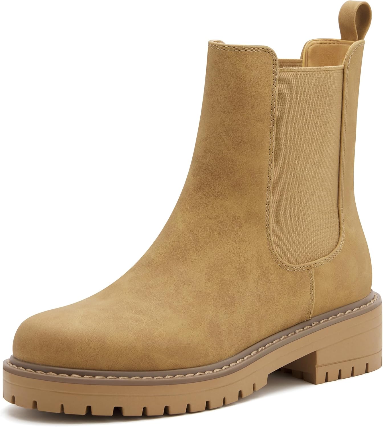 vodvob Women's Chelsea Boots: Stylish Slip On Ankle Booties