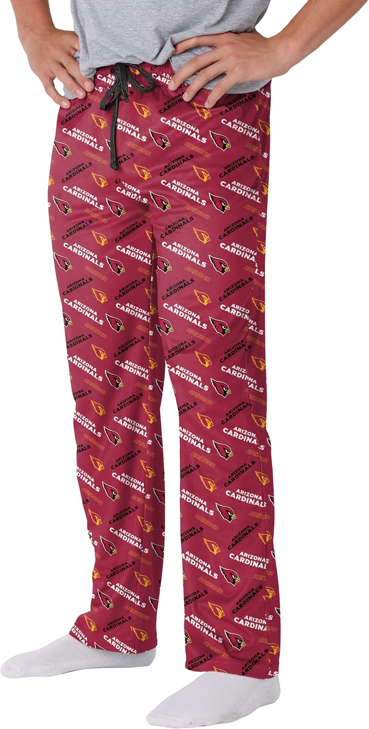 FOCO Men's NFL Team Logo Repeat Print Lounge Pants for Comfort