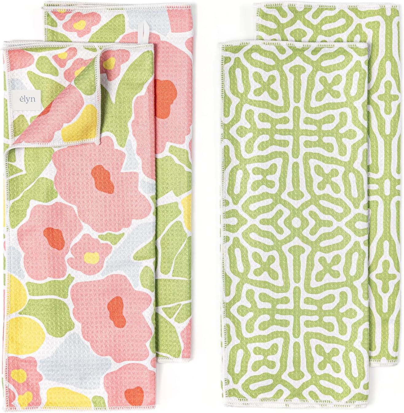 Quick-Dry Waffle Weave Kitchen Towel Set for Efficient Cleaning