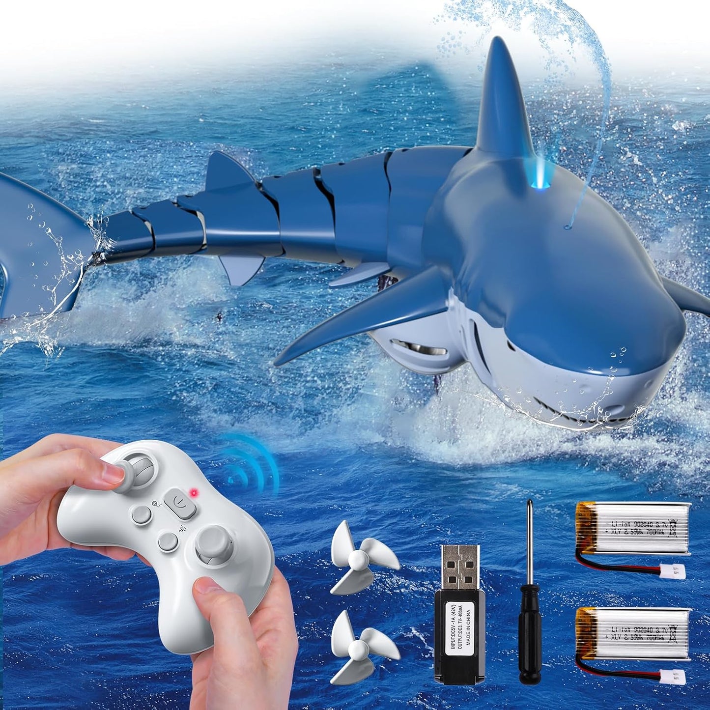 Remote Control Shark Toys for Kids - Fun Water Play Experience