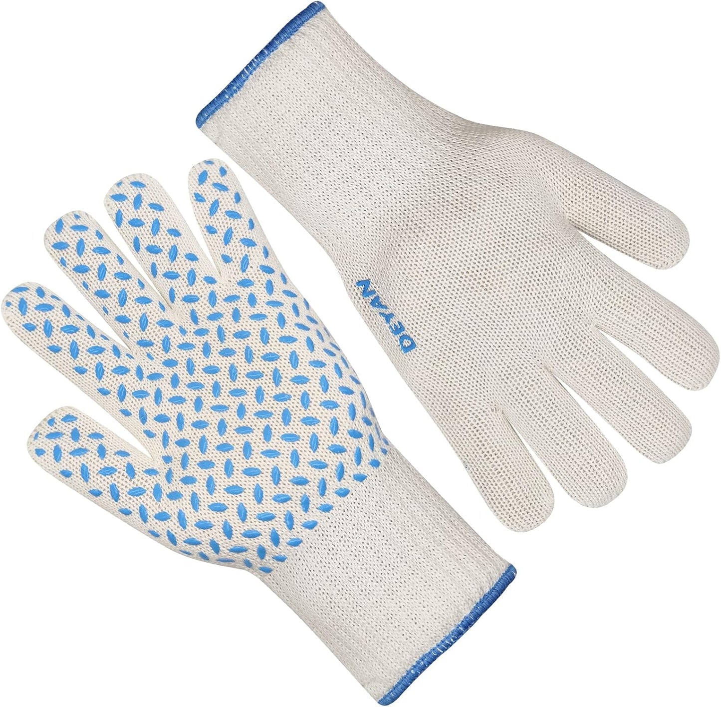DEYAN 932F Heat Resistant Gloves - Non-Slip Oven Mitts for BBQ & Baking