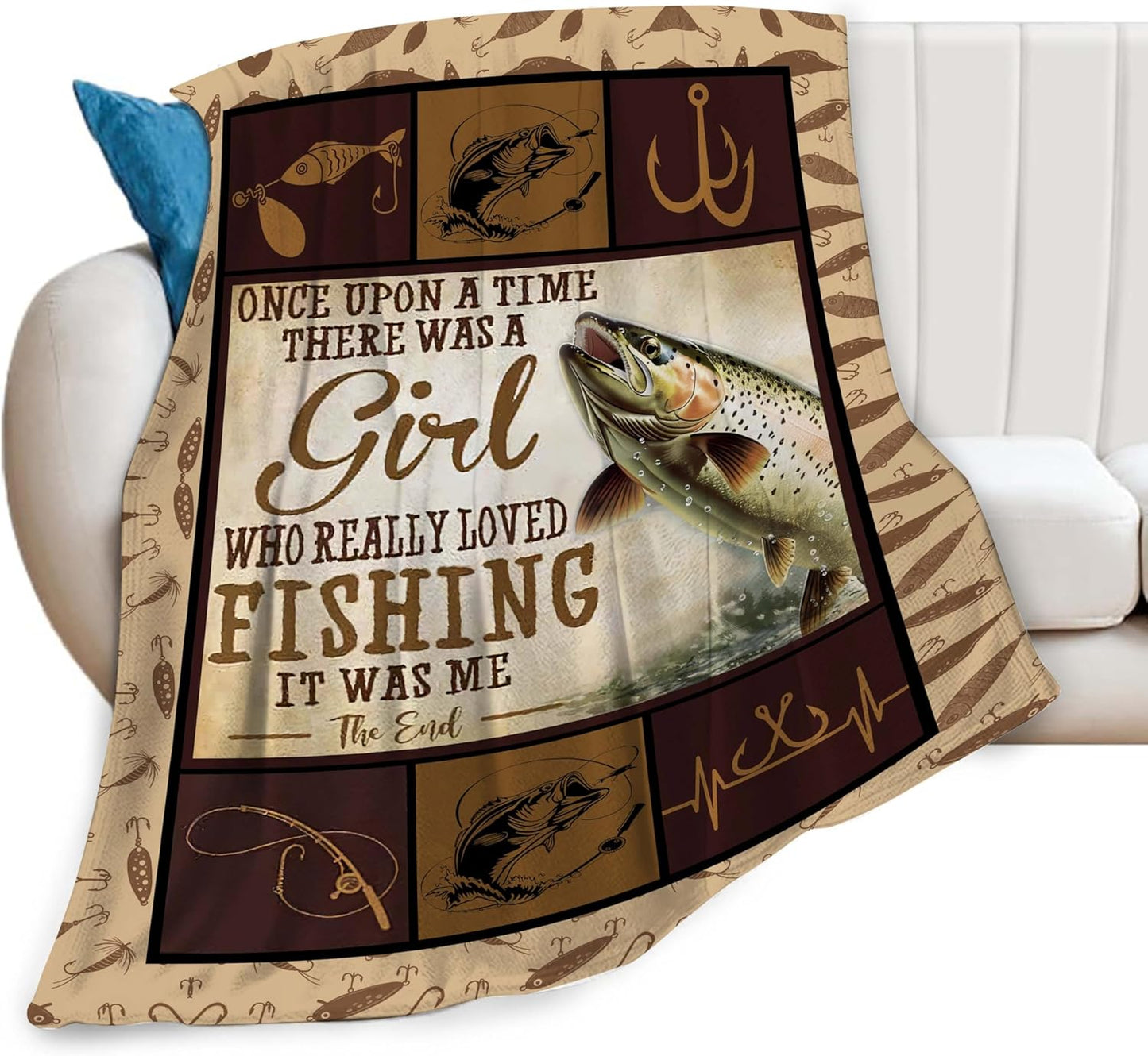 Super Cozy Fish Lover's Throw Blanket - Sweetfox