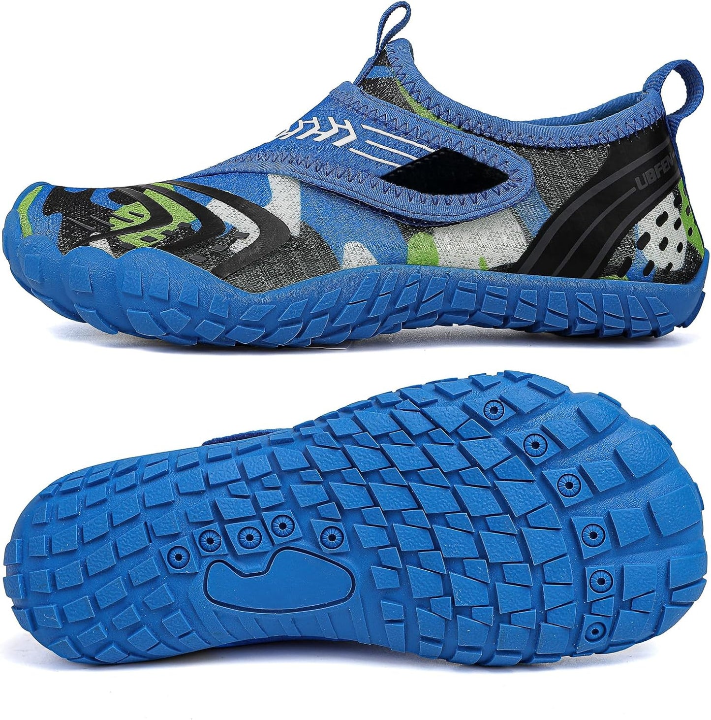 UBFEN Water Shoes for Kids - Quick Dry Aqua Socks for Fun
