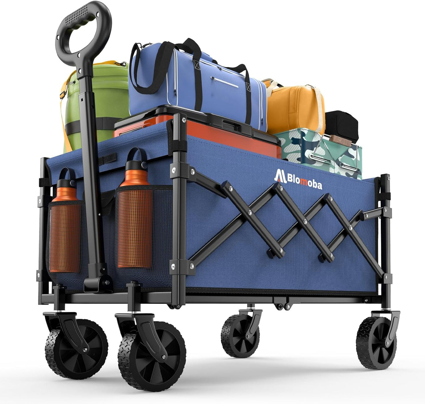 Collapsible Wagon with Wheels for Grocery and Outdoor Use