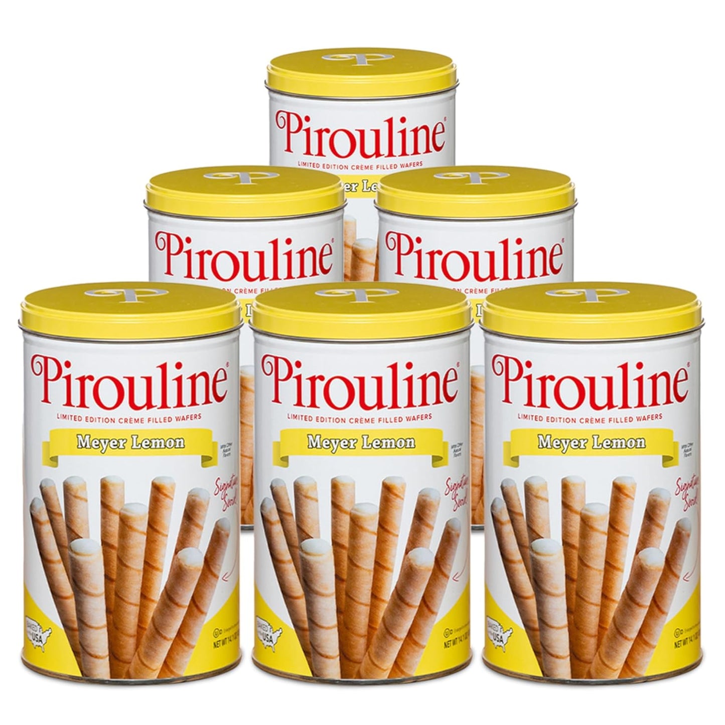 Pirouline Rolled Wafers Lemon - Perfect Snack for Any Occasion
