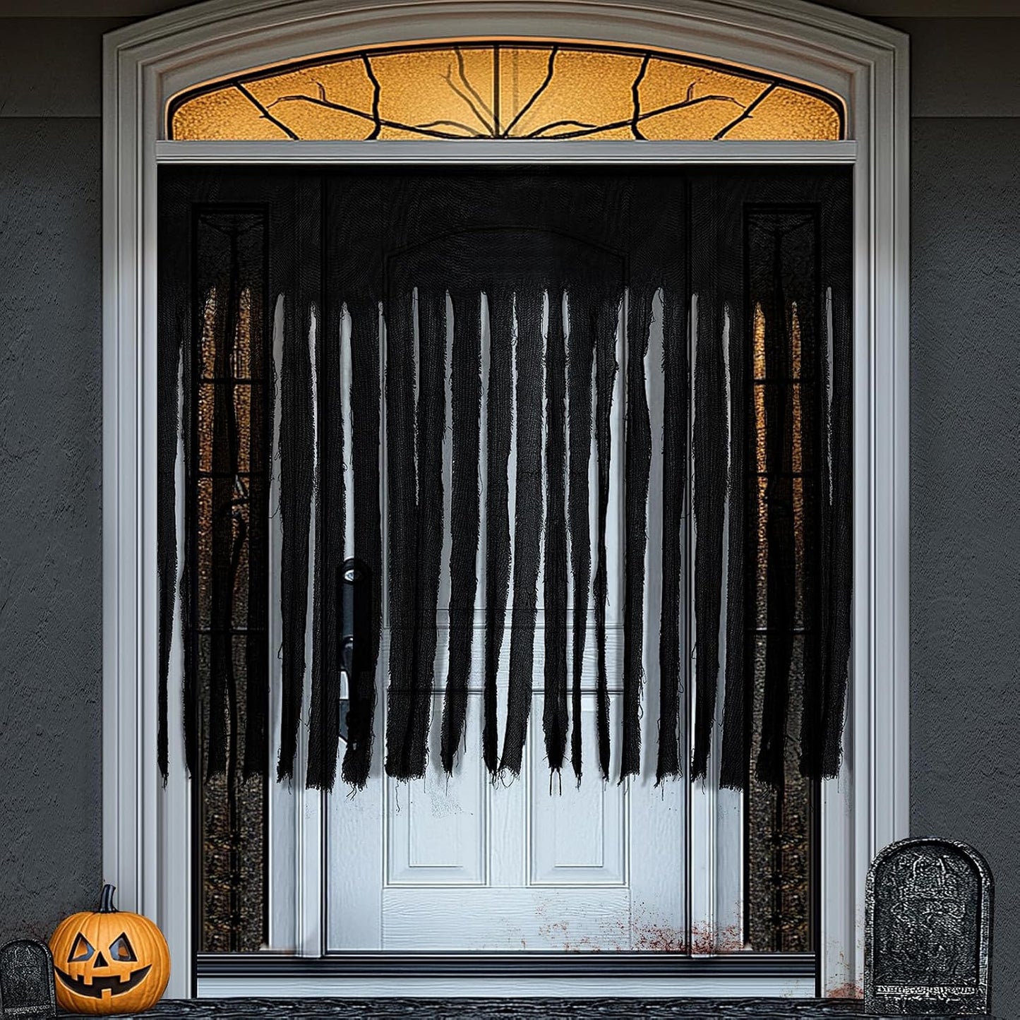 Spooky Halloween Doorway Curtain - Creepy Cloth for Haunted Decor!