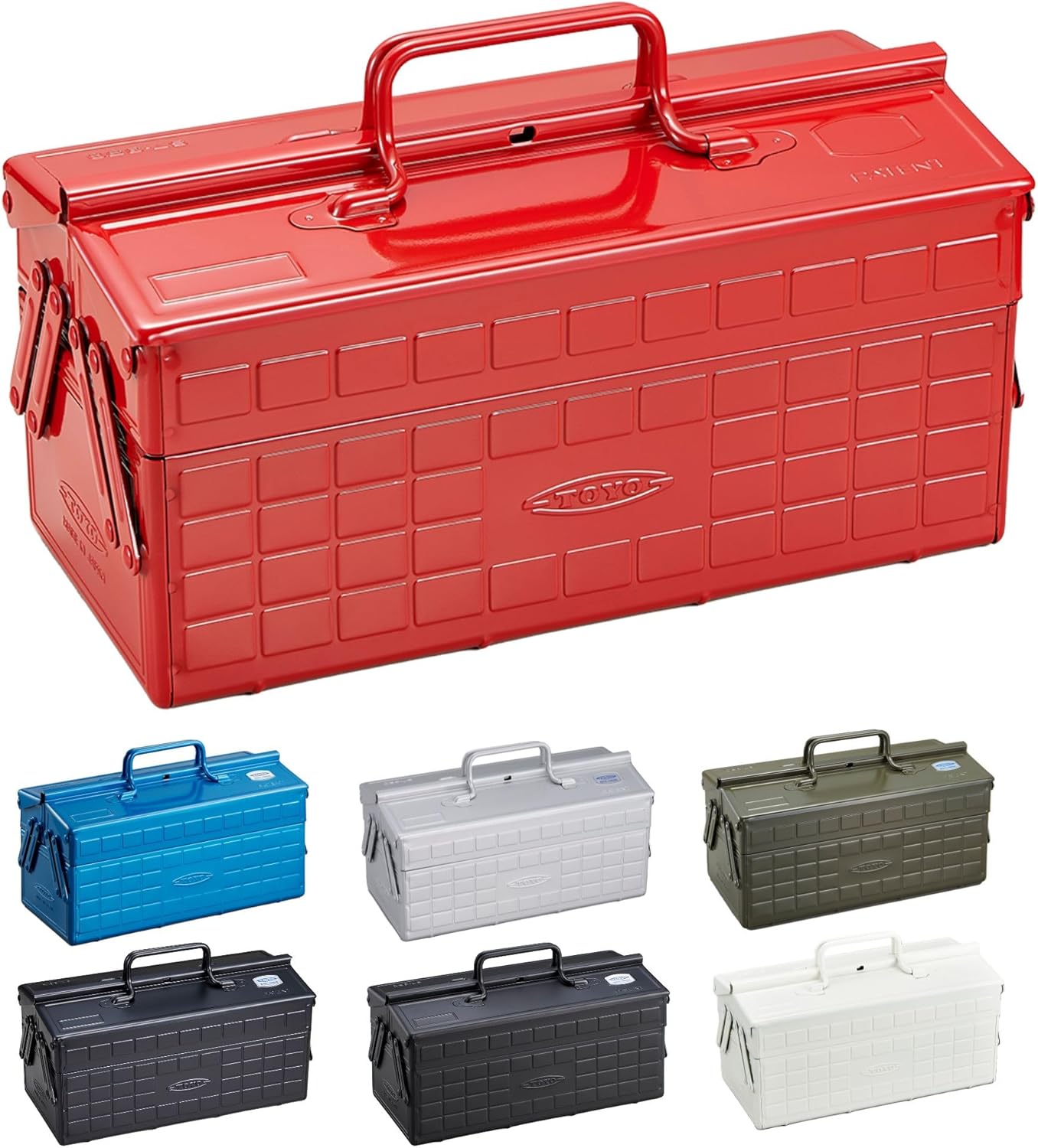 Toyo ST-350R 2-Tier Tool Box with Excellent Storage Capacity