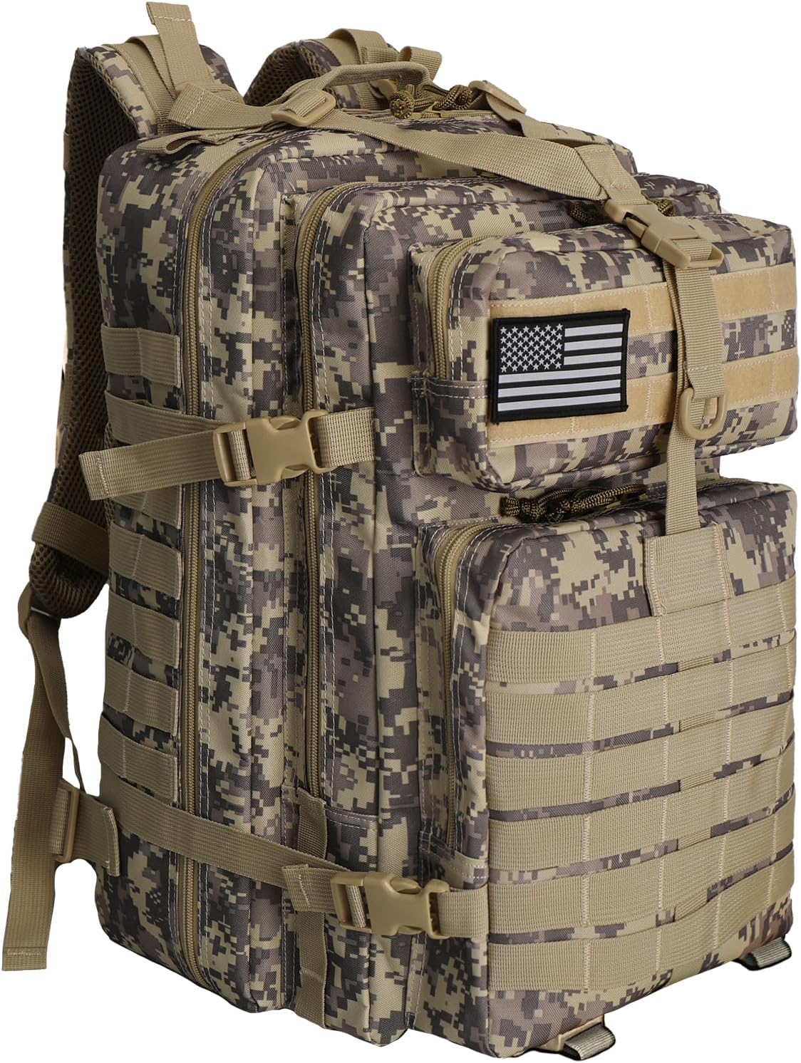 WOLT Tactical Backpack for Men 45L Military Large Assault Pack