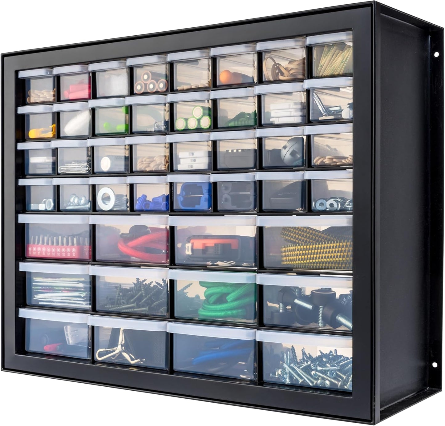 IRIS 44-Drawer Small Parts Organizer - Black