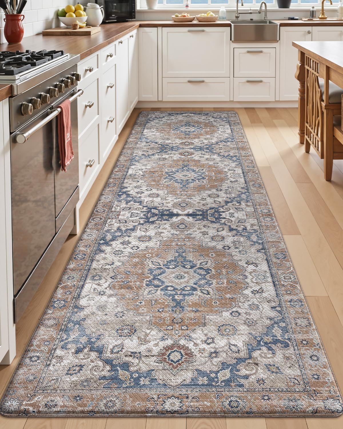 LUMI Kitchen Mat Anti Fatigue Cushioned Memory Foam Comfort Rug