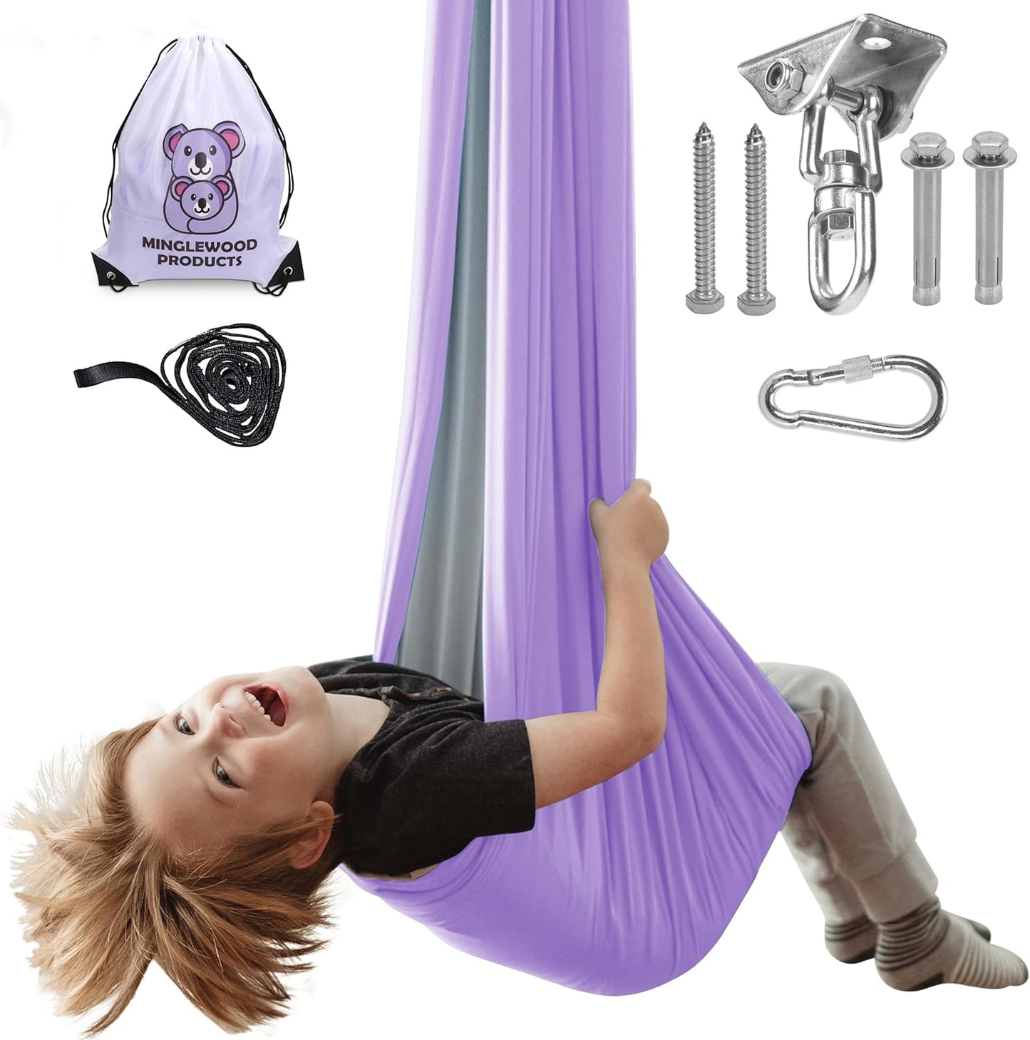 MINGLEWOOD Sensory Swing Bundle for Children with Special Needs