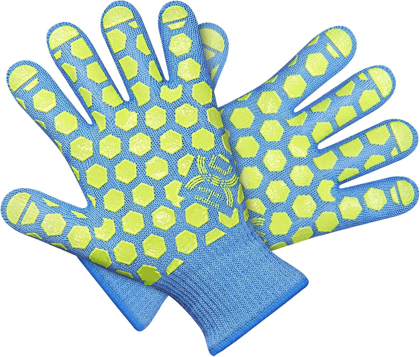 EN407 Certified 932F Heat Resistant Gloves x2