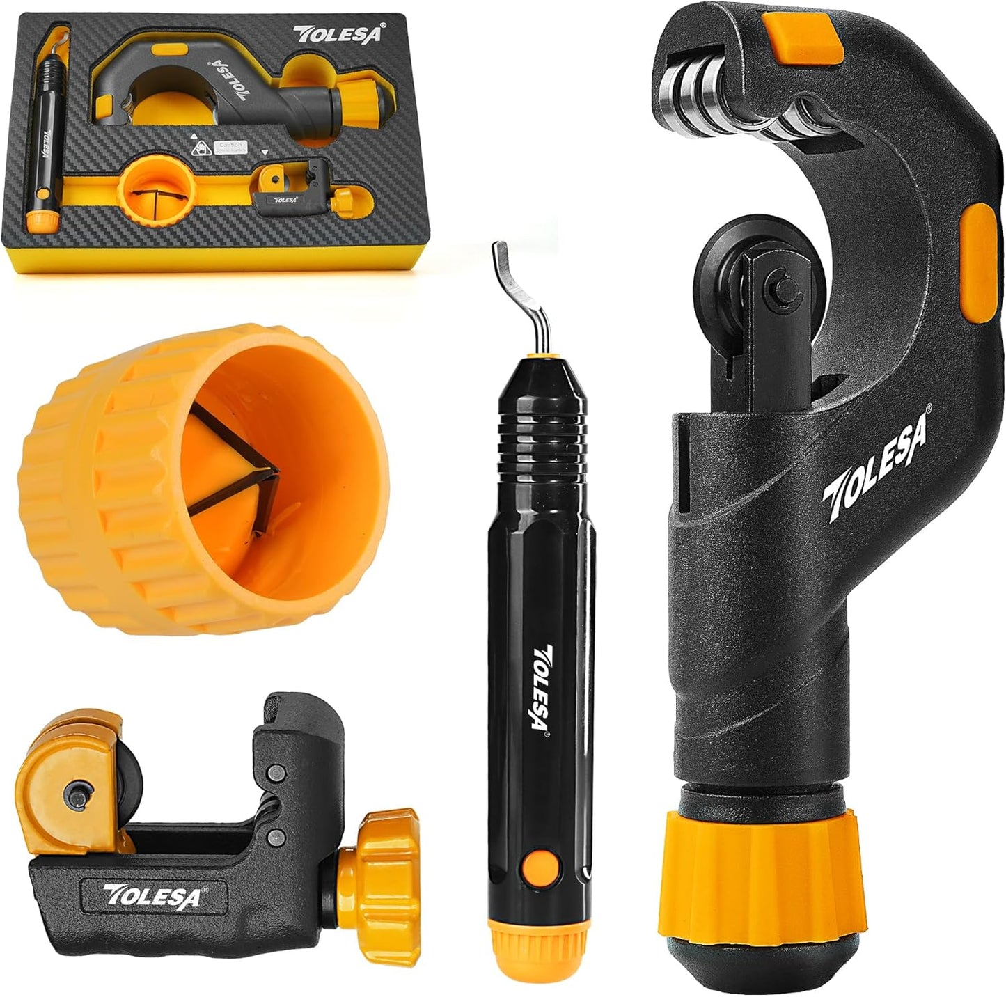 TOLESA Pipe Cutter Tool for Copper, PVC, and Stainless Steel