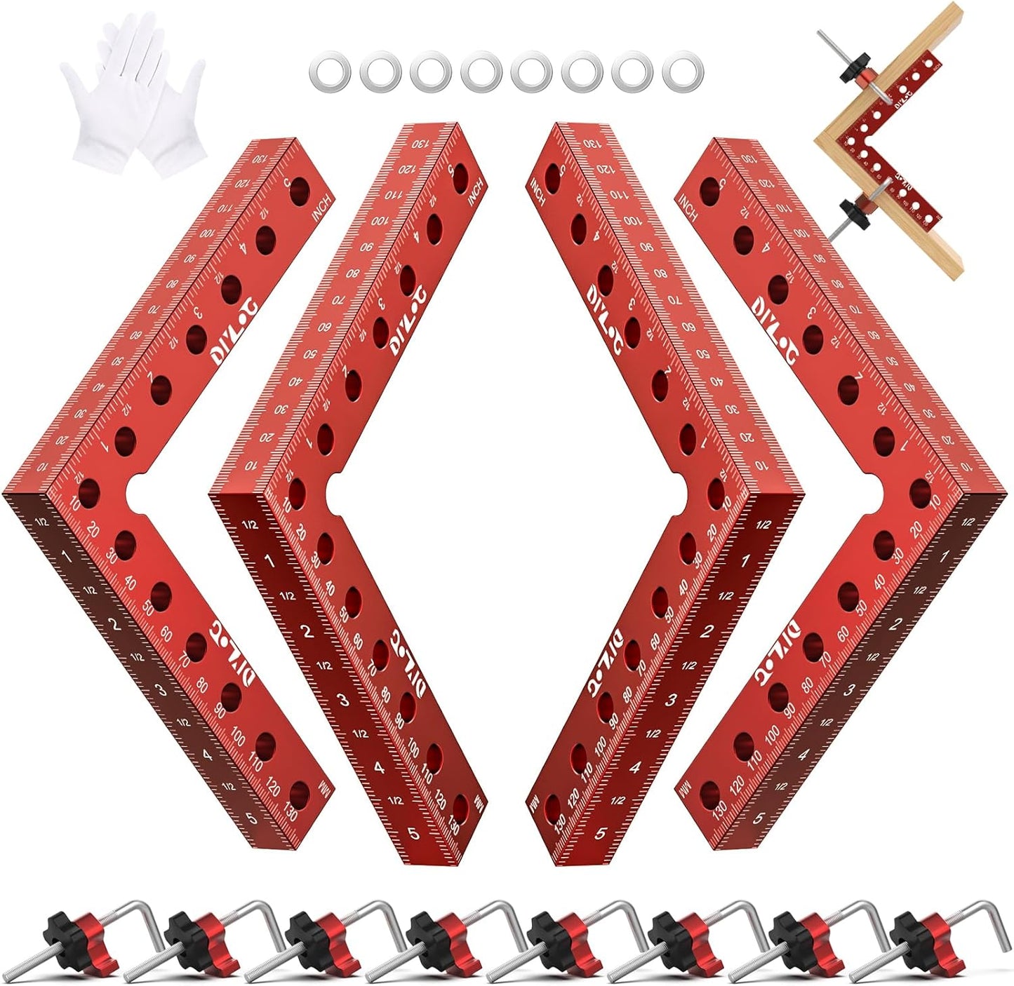 Corner Clamp for Woodworking - 90 Degree Precision Tool Set