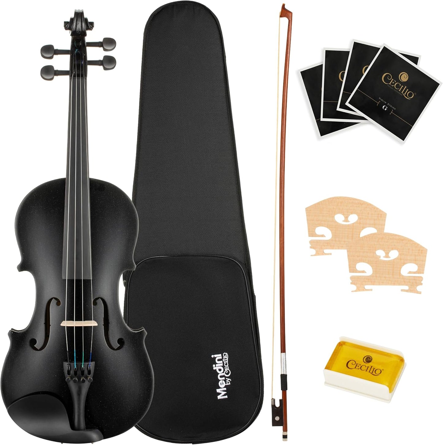 Mendini 16-Inch Solid Wood Viola Set for Beginners - Perfect Sound
