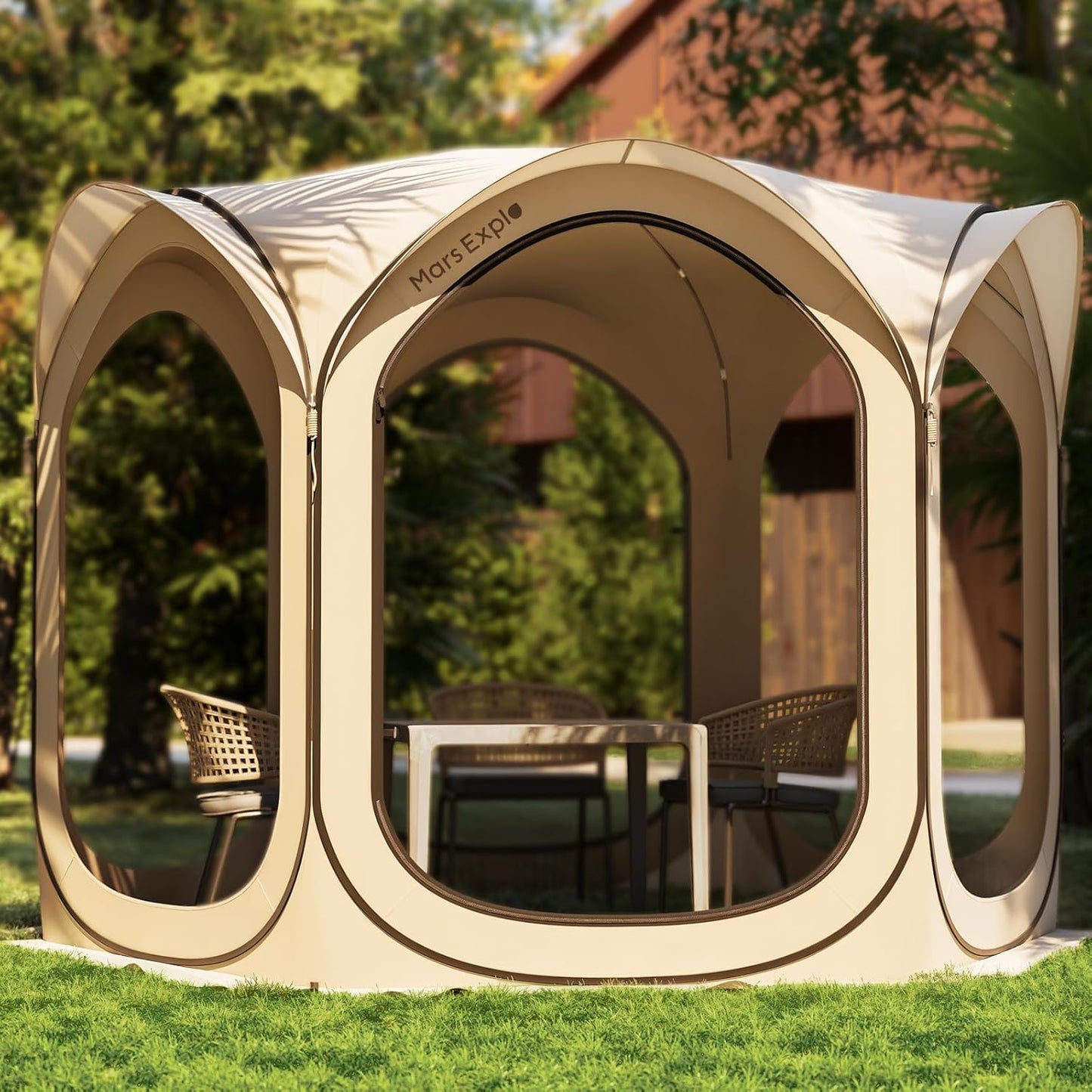 Screen Pop Up House Room Tent for Camping and Outdoor Activities