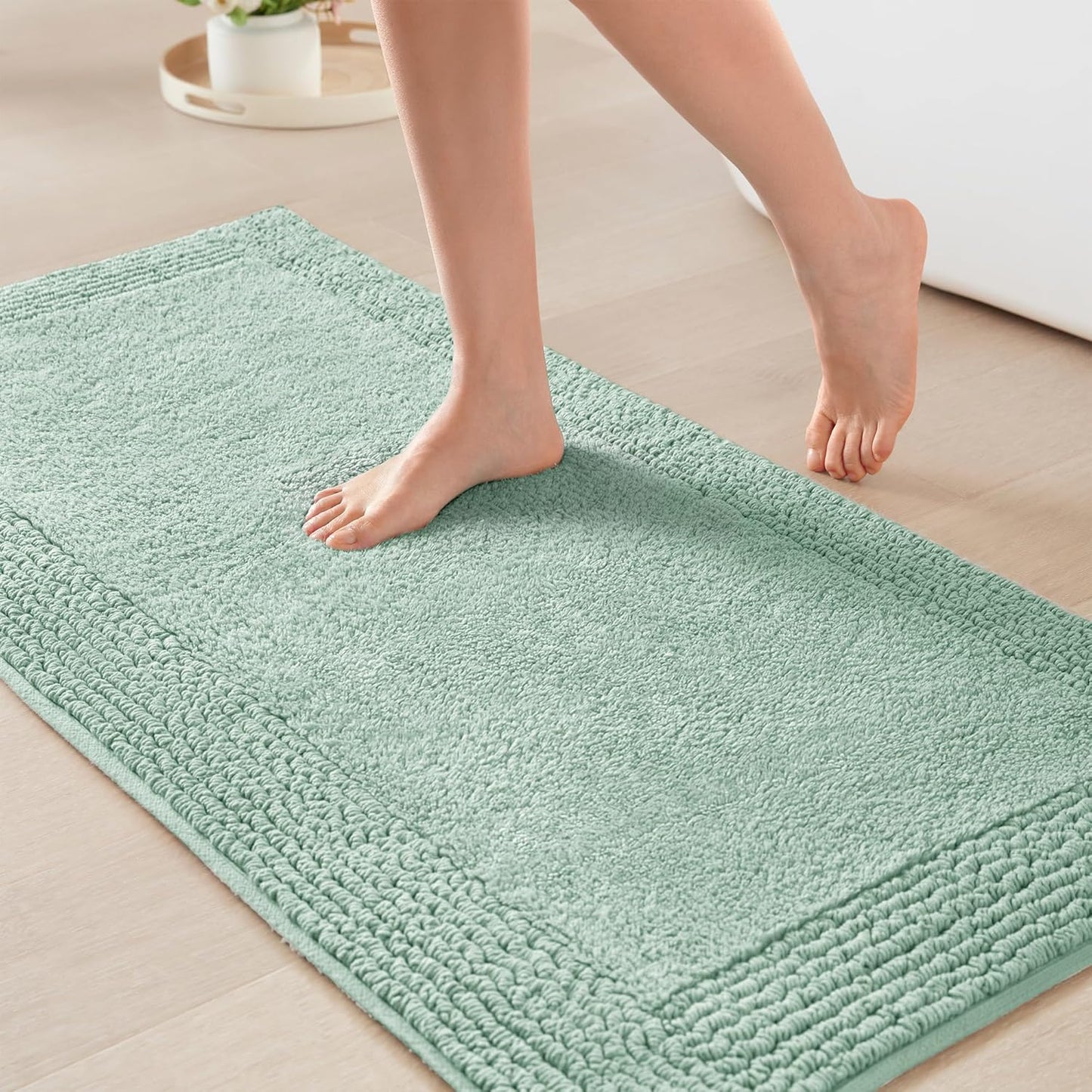 Madison Park Splendor 100% Cotton Tufted Bath Rug for Comfort