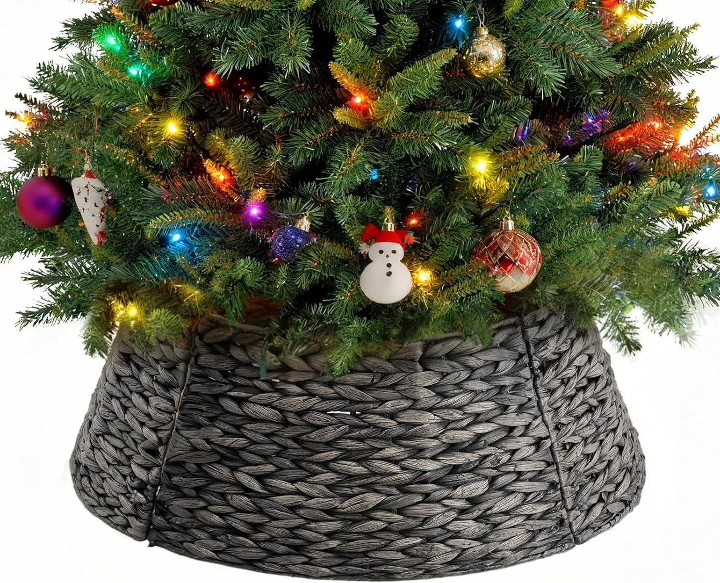 Elegant 24inch Christmas Tree Collar for 4.5-6ft Trees